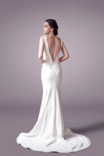 Load image into Gallery viewer, Ariana Wedding Dress | V-Neckline Wedding Dress | Fara Couture