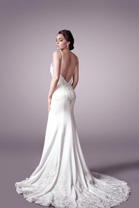 Lily Wedding Dress | Sheath Wedding Dress | Fara Couture