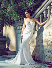 Load image into Gallery viewer, Lily Wedding Dress | Sheath Wedding Dress | Fara Couture