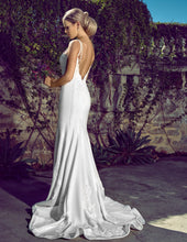 Load image into Gallery viewer, Tina Wedding Dress | V-Neck Wedding Dress | Fara Couture