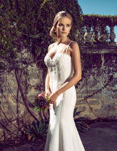 Load image into Gallery viewer, Tina Wedding Dress | V-Neck Wedding Dress | Fara Couture