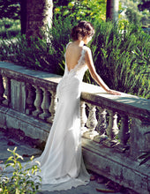 Load image into Gallery viewer, Valeria Wedding Dress | Fabric Lace Wedding Dress | Fara Couture