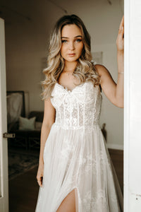 Ashga Wedding Dress | Split Wedding Dresses | Fara Couture