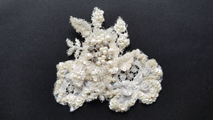 Amber Bridal Headpiece | Silver Wedding Headpiece | Fara Couture