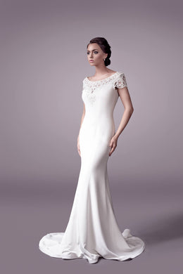 Zoe Wedding Dress | Satin Wedding Dresses | Fara Couture