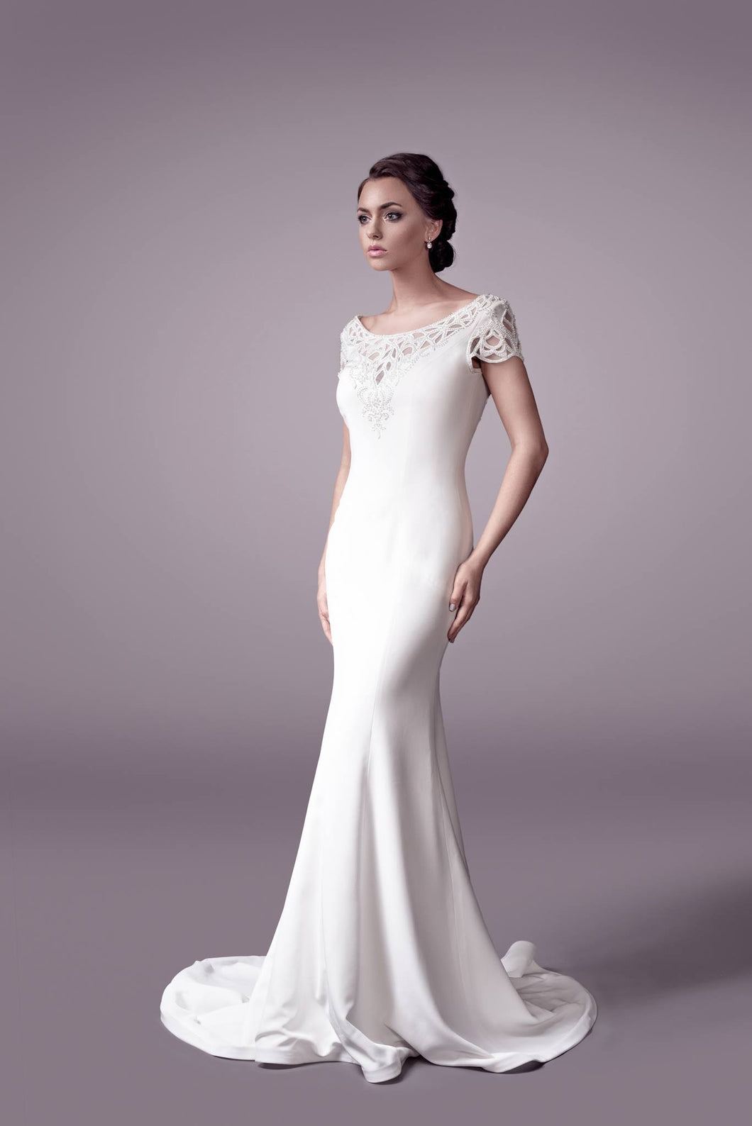 Zoe Wedding Dress | Satin Wedding Dresses | Fara Couture
